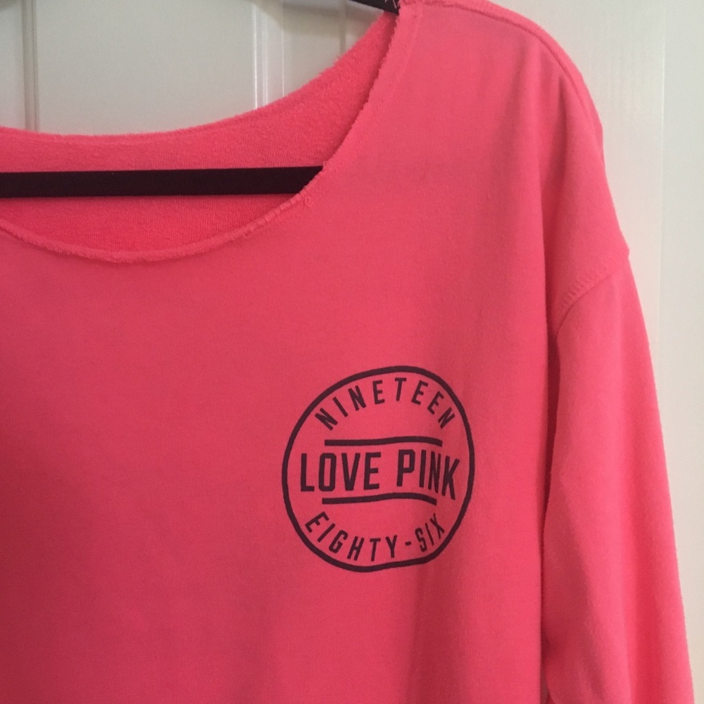 Victoria Secret PINK reversible pullover sweater